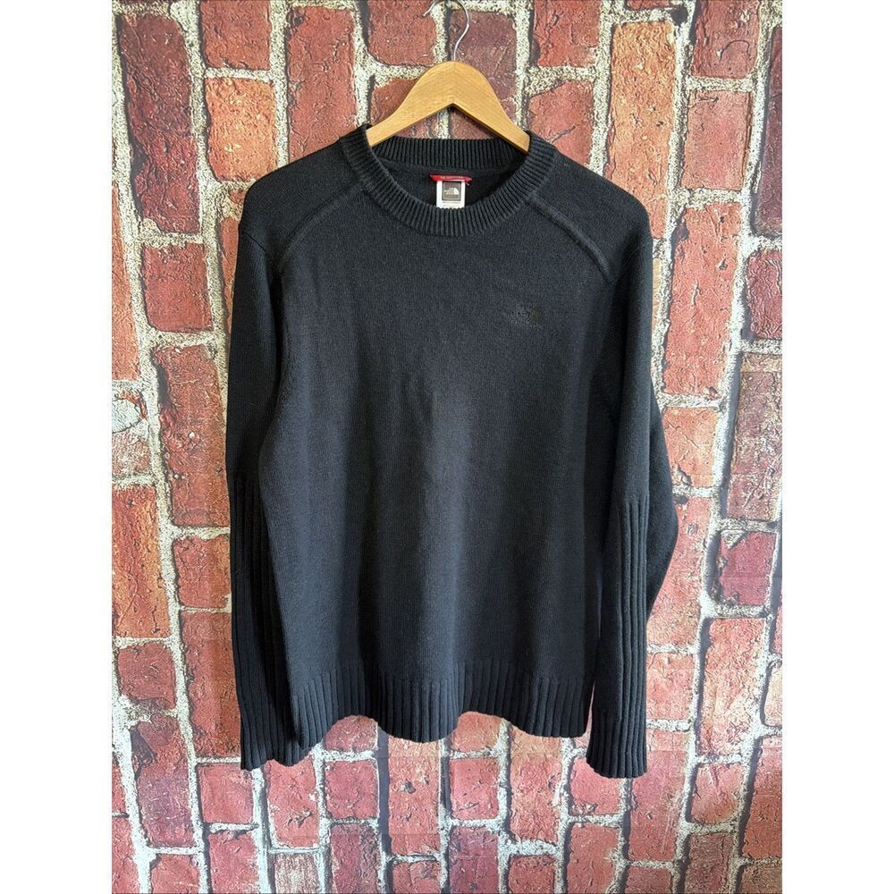 The North Face Sweater Size M Creweck Cotton Wool Blend Long Sleeve